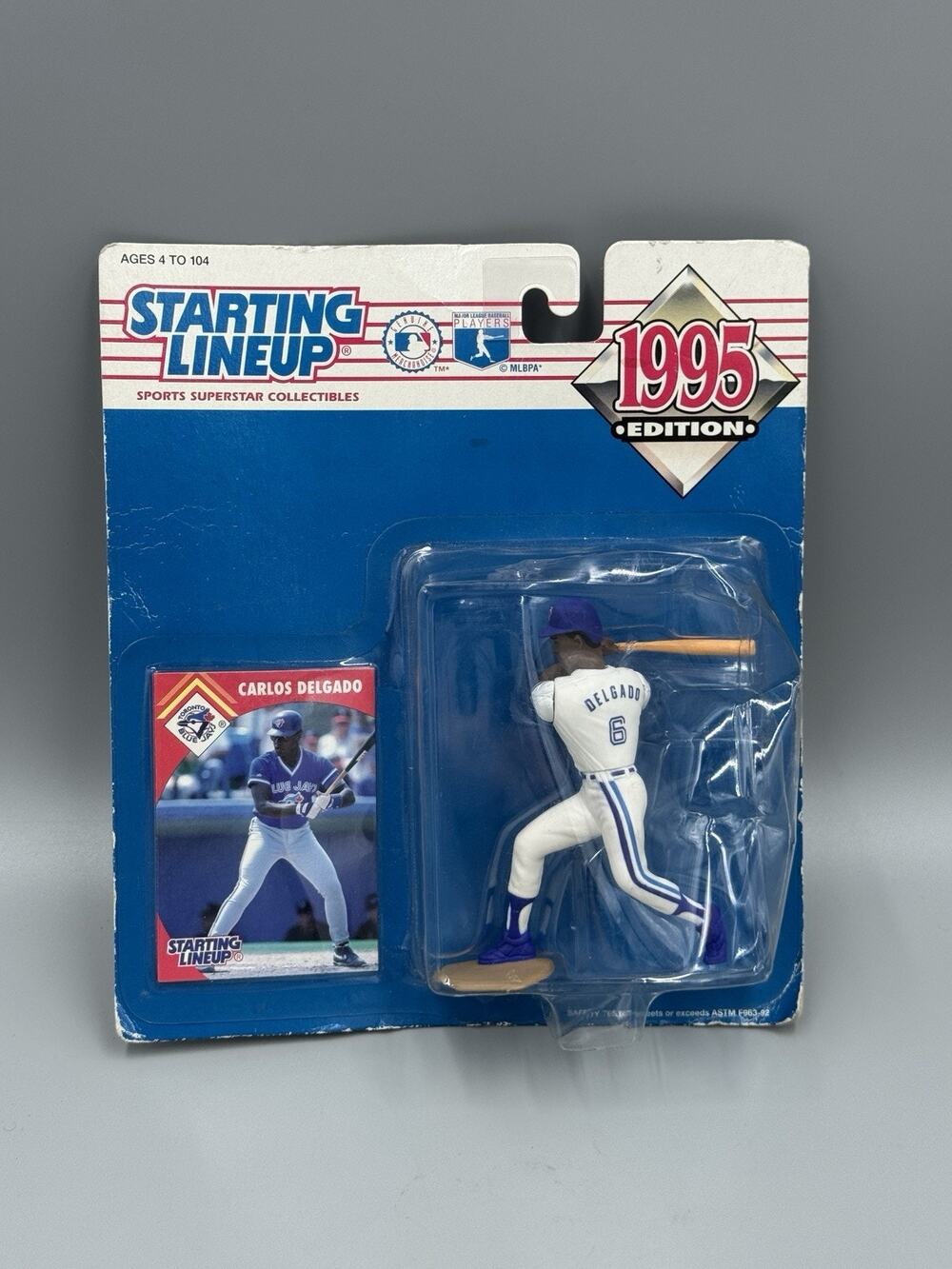 CARLOS DELGADO BLUE JAYS 1995 MLB Baseball Starting Lineup SLU Figure READ